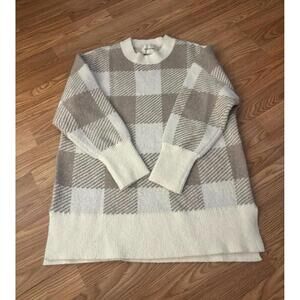 Plaid Sweater Size Large